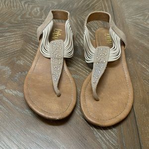 By the Way Tan Gladiator Sandals, 8.5